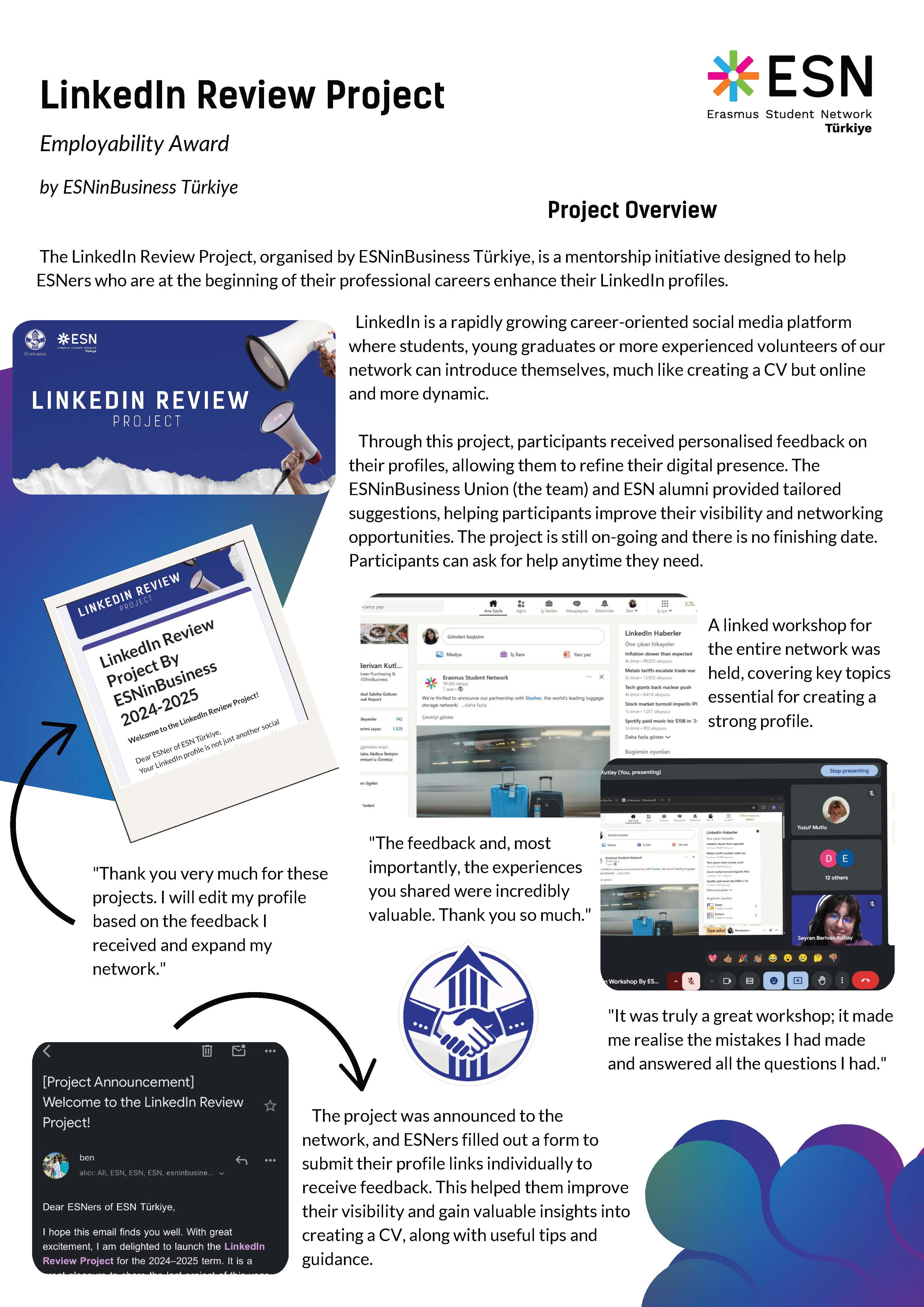 Employability Award Honourable Mention 2